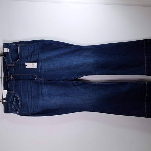 New Judy Blue High Waist Dark Wash Flare Jeans Size 24W - Picture 5 of 17